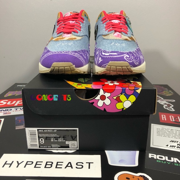 Nike x Concepts Air Max 1 SP "Far Out" Special Box ☮️✌️ - Picture 3 of 7